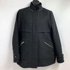 Zara Women's Trafaluc‎ Covered Zip Mock Neck Long Sleeve Size M
